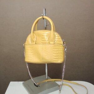 ZARA MINI BAG CROCODILE TEXTURE PRINT